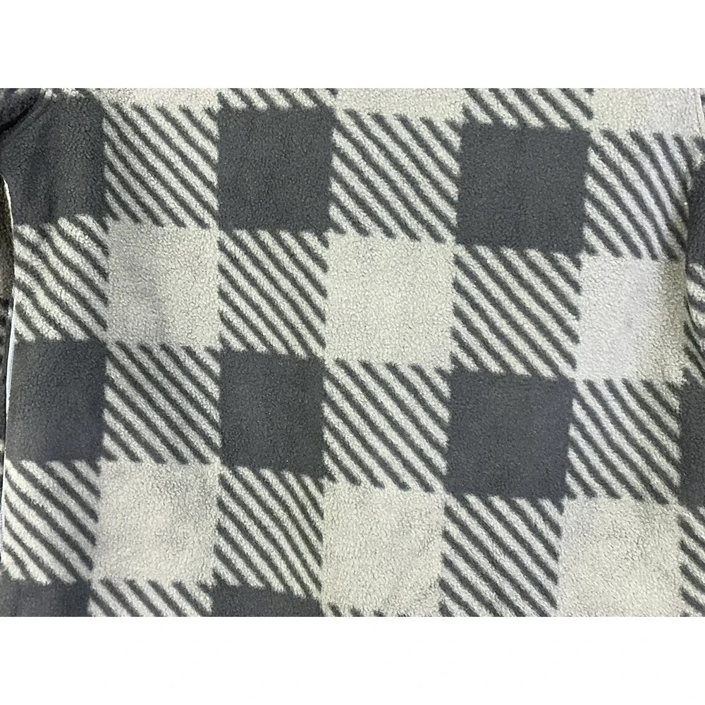 Rivalry Threads Kids Fleece Jacket Buffalo Plaid‎ Logo Zip Up Outerwear XS